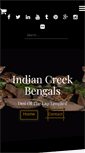 Mobile Screenshot of indiancreekbengals.com