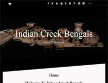 Tablet Screenshot of indiancreekbengals.com